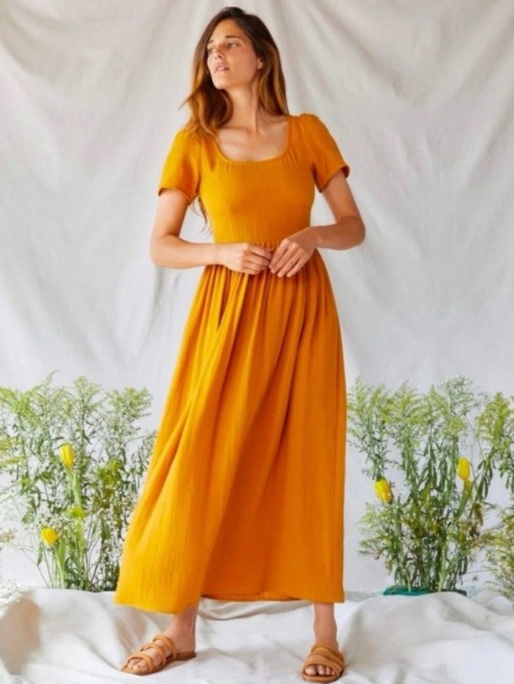 Christy Dawn's The Scarlet Dress, Marigold Color, Sz S